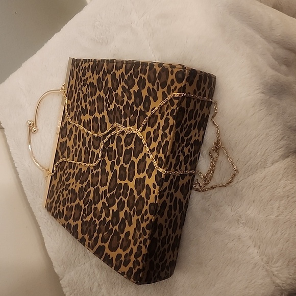 Leopard print Cluth purse - Picture 3 of 5